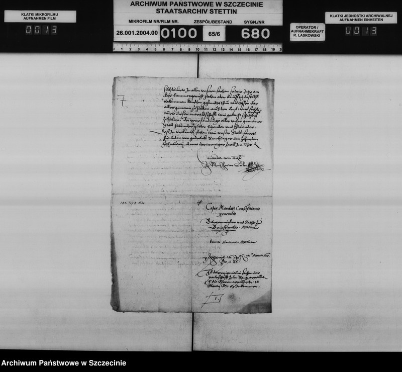 image.from.unit.number "Bürgermeister und Rat zu Greifswald / Brand Hertmann in Greifswald: Beschlagnahme eines Schiffes und Verbot des Handels."