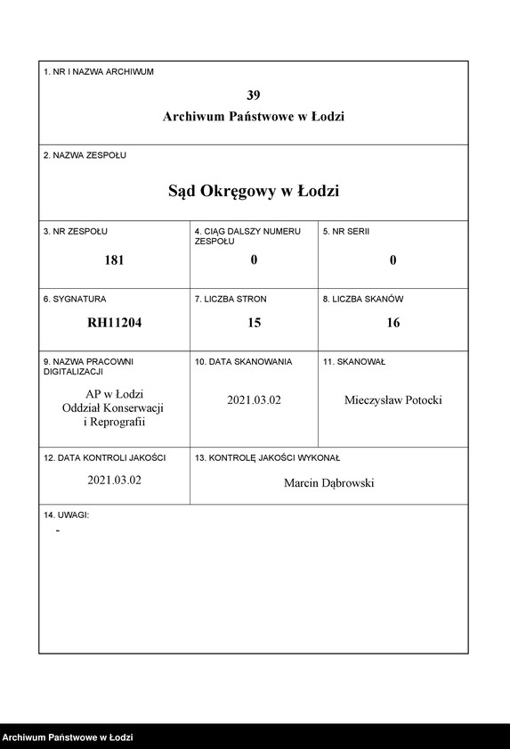 Obraz 1 z jednostki "Lajb Lewkowicz- sprzedaż przędzy"