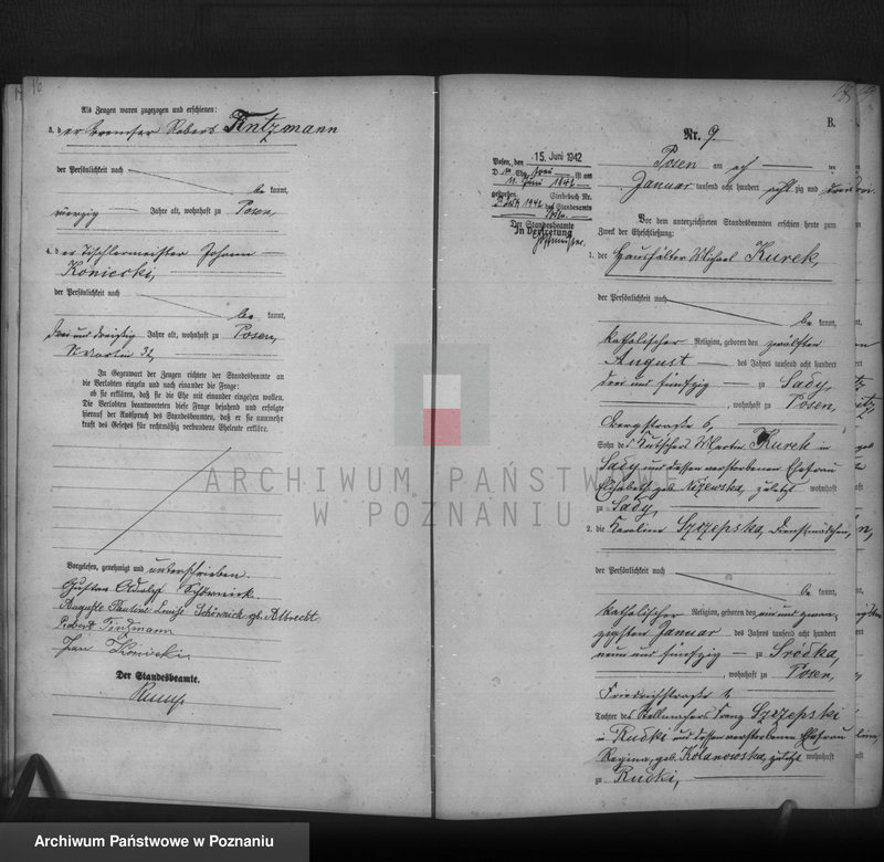 Obraz 10 z jednostki "Księga małżeństw t. I"