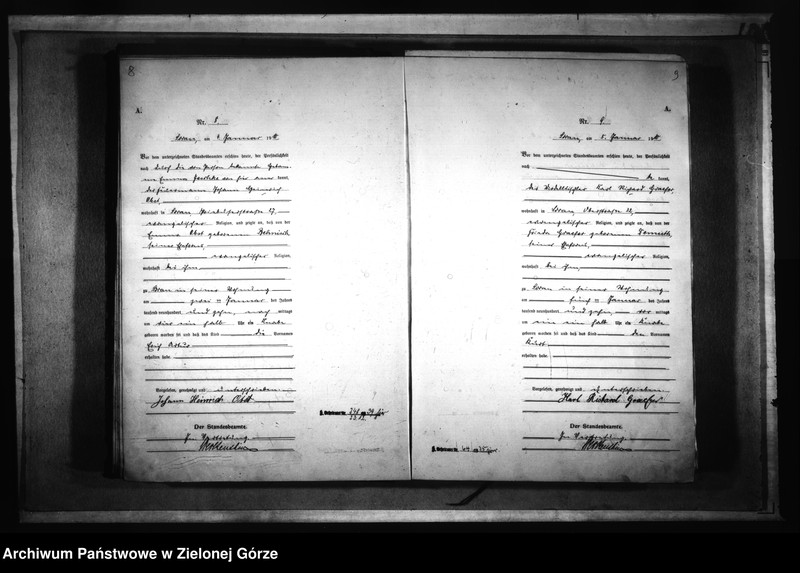 Obraz 9 z jednostki "[Księga akt urodzenia rok 1910-Żary miasto]"