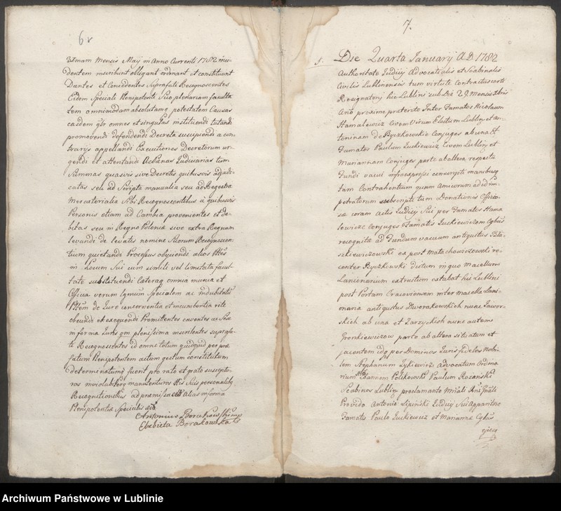 image.from.unit.number "Prothocollon inscriptionum iudicii advocatialis et scabinalis civitatis SRM Lublinensis"