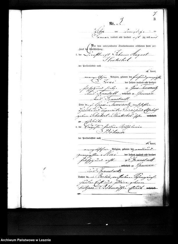 Obraz 8 z jednostki "[Księga małżeństw - wieś]"