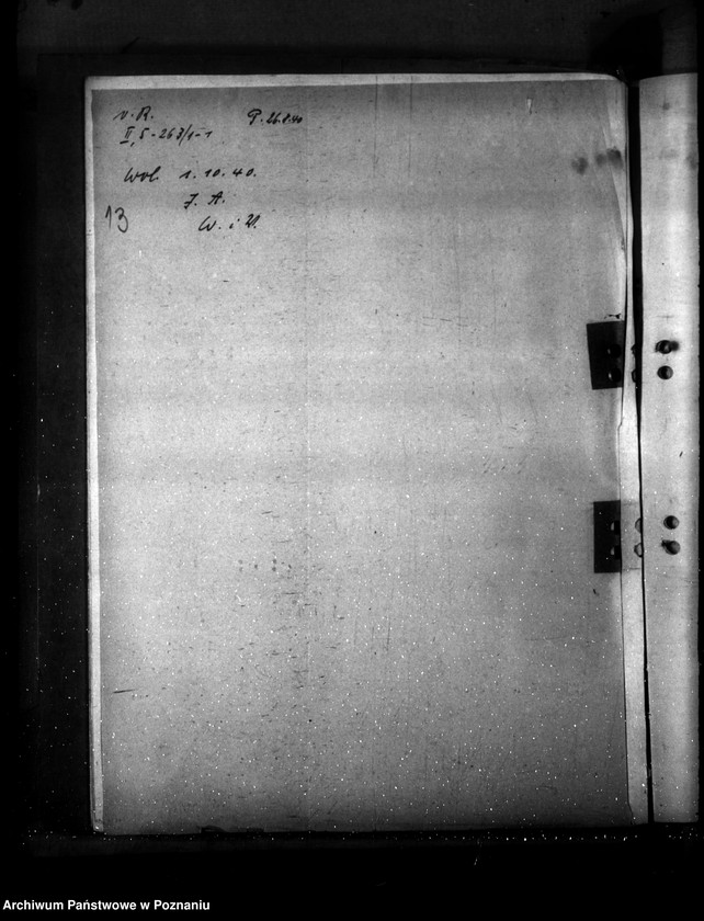 Obraz 17 z jednostki "Kassenanschlag 1940- Veterinär- Verwaltung"