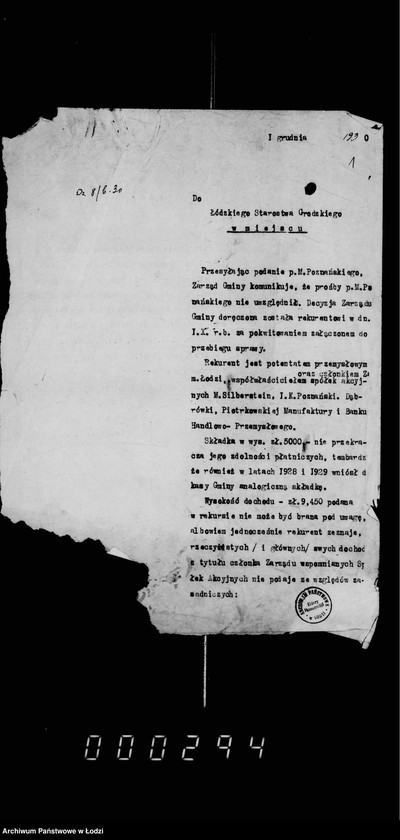 Obraz 5 z jednostki "[Składki na rzecz gminy]"