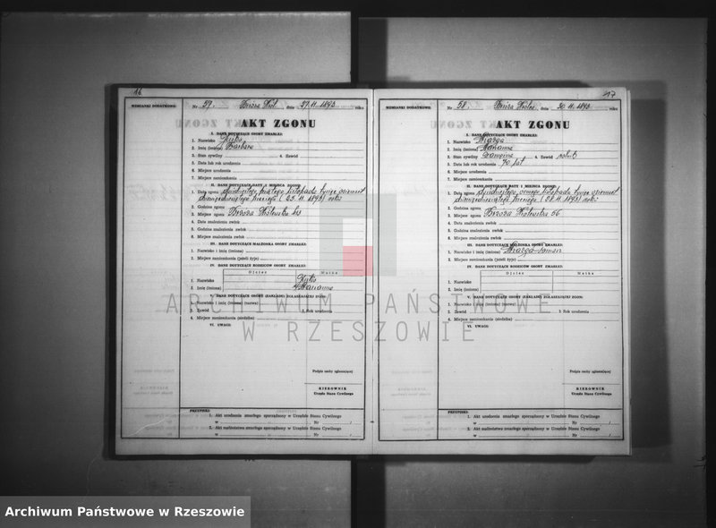 image.from.unit.number "Księga zgonów - Brzóza Królewska"
