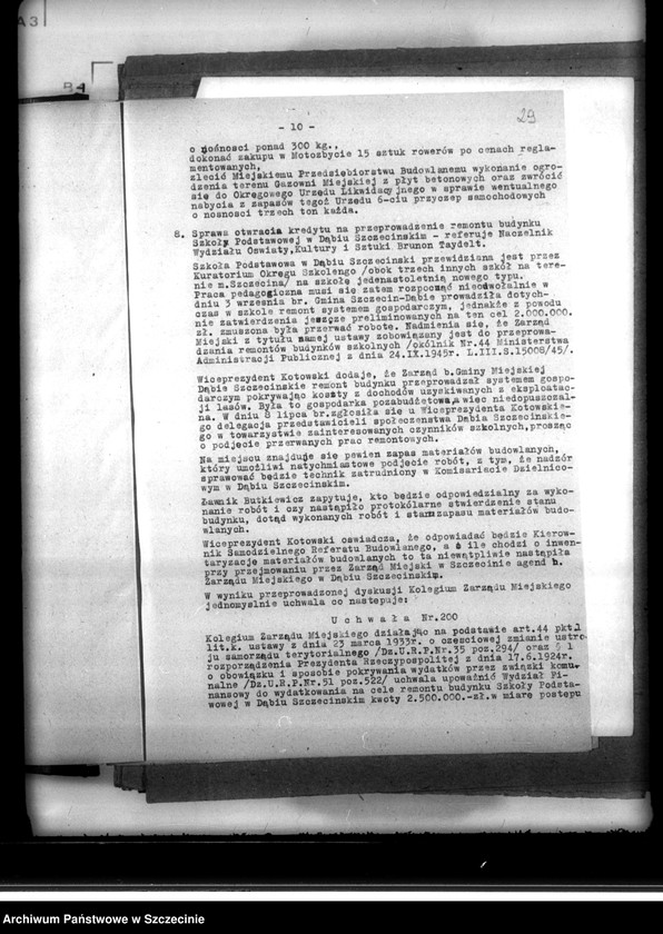 Obraz 16 z jednostki "Protokoły Kolegium Zarządu Miejskiego nr 27-68 (kopie)"