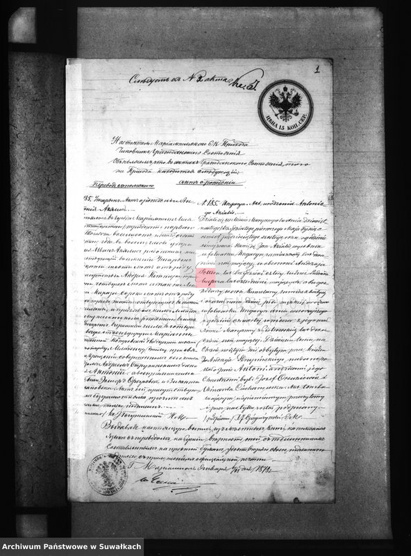 image.from.unit.number "USC Puńsk Akta zbiorcze 1878"