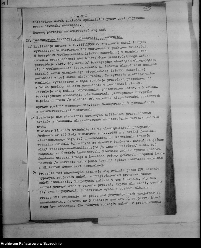 Obraz 13 z jednostki "Narady przewodniczących i sekretarzy prezydiów powiatowych rad narodowych - protokoły"