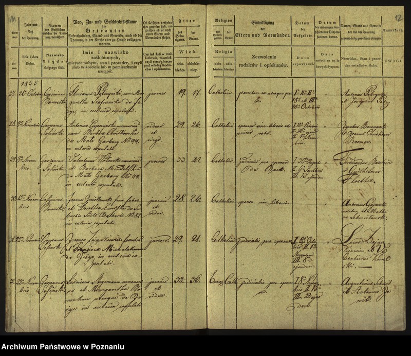 Obraz 9 z jednostki "Księga małżeństw"