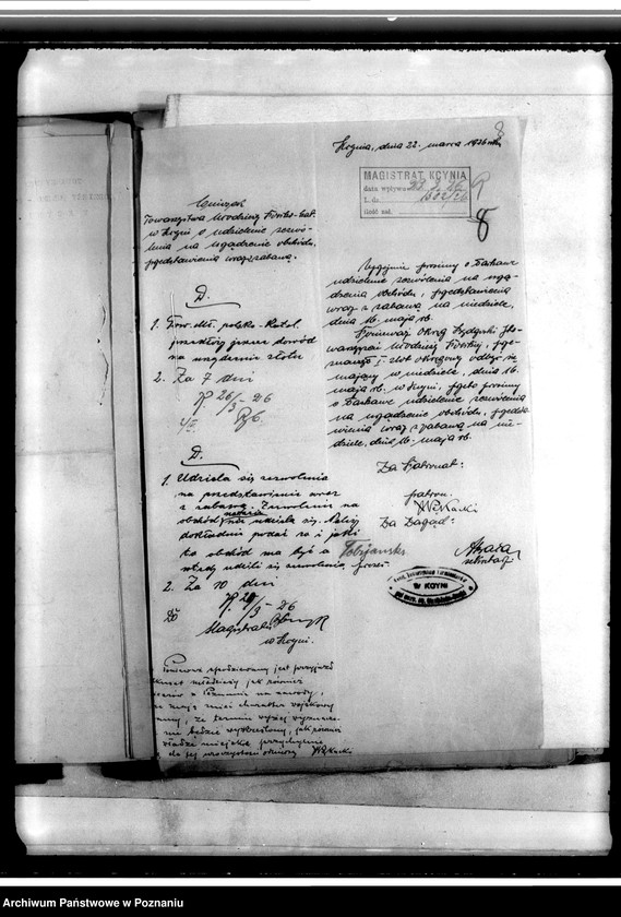 Obraz 12 z jednostki "Korespondencja w sprawach organizacyjnych i personalnych Towarzystwa"