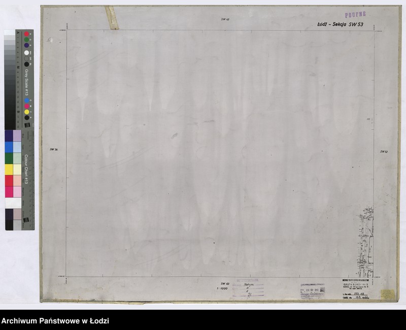 Obraz 1 z jednostki "Mapa sytuacyjno-wysokościowa miasta Łodzi. Ulica Piasta"