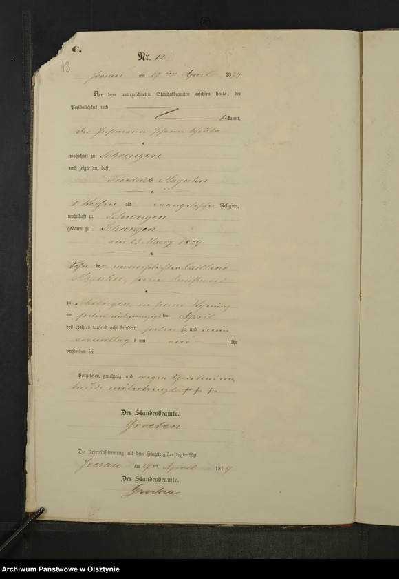 image.from.unit.number "Sterbe-Neben-Register Nr 1 - 20"