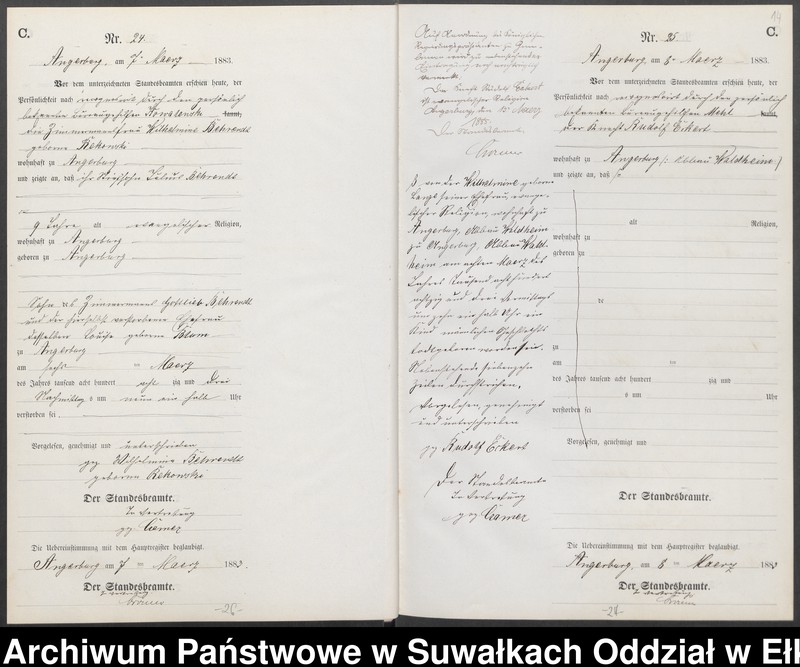 image.from.unit.number "Sterbe-Neben-Register des Preussischen Standes-Amtes Angerburg Kreis Angerburg"