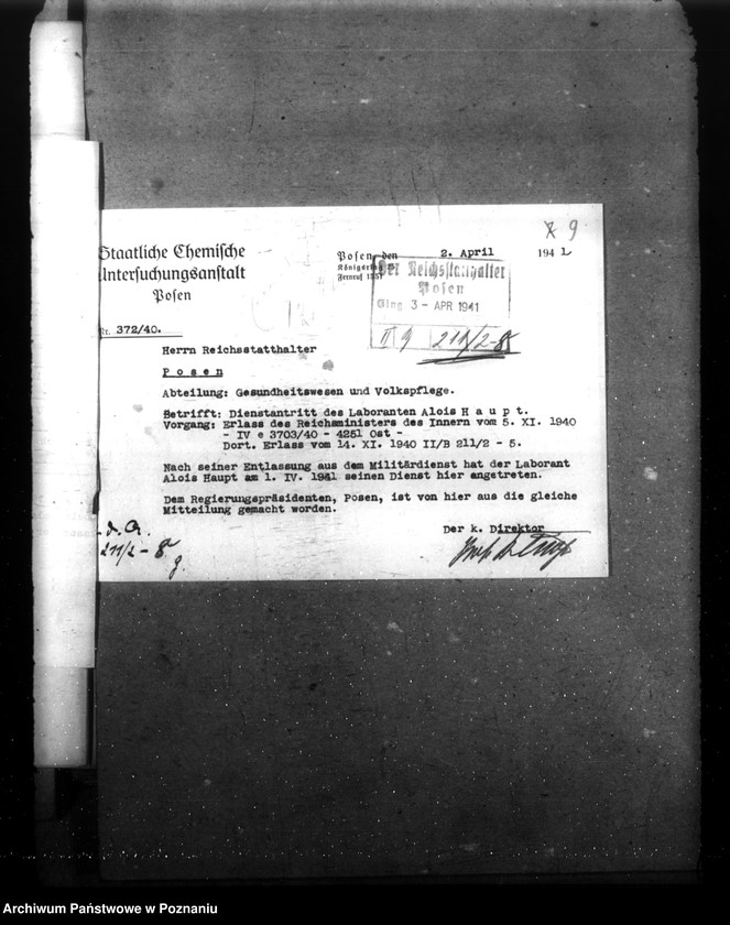 Obraz 13 z jednostki "Medizinalpersonenstand in den Gesundheitsämtern Instituten etc."