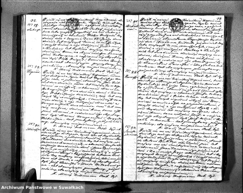 image.from.unit.number "Duplikat Aktów Urodzonych, Zaślubionych i Zeszłych Parafii Kopciowskiey z 1832 Roku."