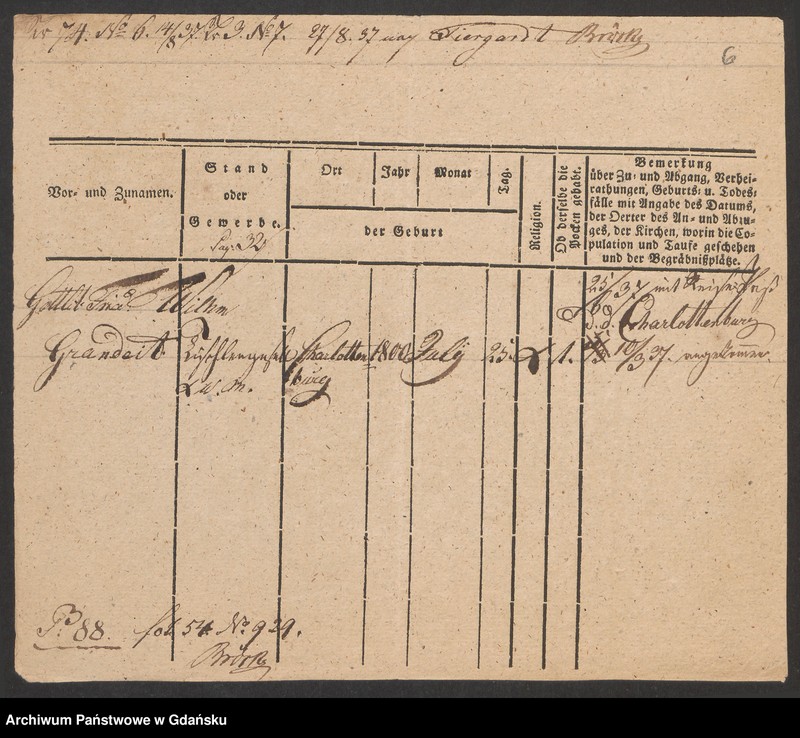 image.from.unit.number "Karty meldunkowe: Granass - Grau"