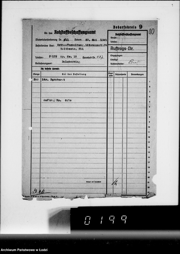 Obraz 14 z jednostki "[Zlecenia, rachunki i korespondencja w sprawie dostaw zamówionych towarów]"