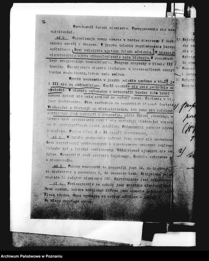 Obraz 19 z jednostki "Prywatna Szkoła Powszechna z niemieckim językiem nauczania w Witkowie, powiat Gniezno"