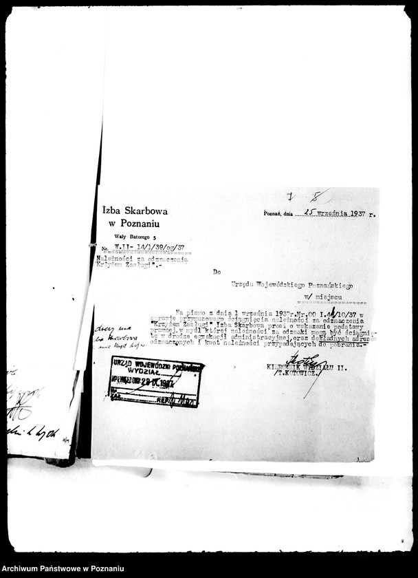 Obraz 11 z jednostki "Doręczenia odznaczeń /m.in. wykazy odznaczonych/"