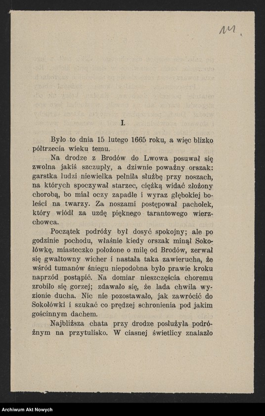 image.from.unit.number "Grochulski Hipolit (proboszcz parafii Czarńca); Załączniki: a) list do Ks. dr T. Pomian-Kruszyńskiego (odpis); b) program i projekt utworzenia Komitetu budowy grobowca i uczczenia pamięci St. Czarnieckiego (maszynopis); c) odpis uroczystości żałobnych ku czci St. Czarnieckiego w 1906 r. odpis z "Jutrzenki"; d) Wiktor Czermak - "O Stefanie Czarnieckim…", Lwów 1909 (broszura); e) wycinek prasowy; L.1"
