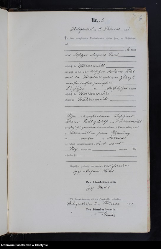 image.from.unit.number "Sterbe-Neben-Register Nr 1 - 31"