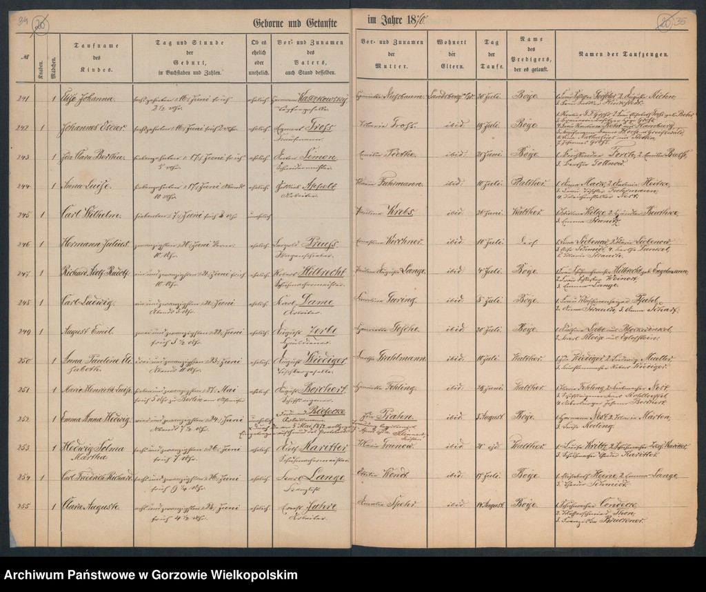 image.from.unit.number "Duplikate der Hauptkirche zu Landsberg an der Warthe (zawiera też księgę zgonów Konkordien, reformirte und Militair Kirchen Gemeinde z 1870 r.)"