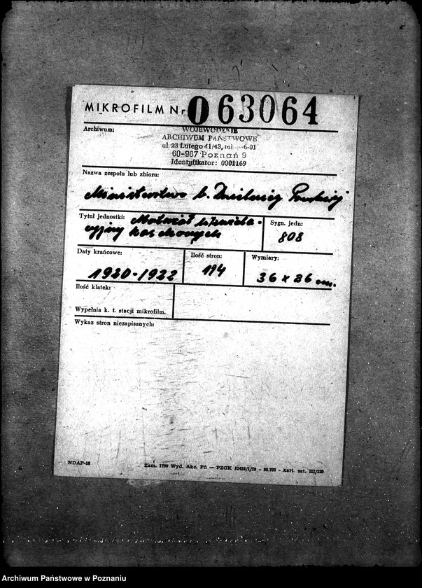 Obraz 2 z jednostki "Materiał likwidacyjny kas chorych"