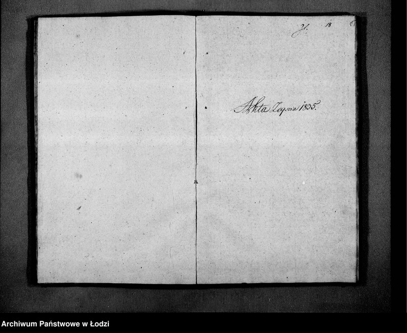 image.from.unit.number "Księga Akt Stanu Cywilnego wyznania mojżeszowego Urodzenia, Małzeństwa, Smierci w Parafii Bełchatow. Obwodzie Piotrkowskim Wojewodztwie Kaliskim na Rok 1835"