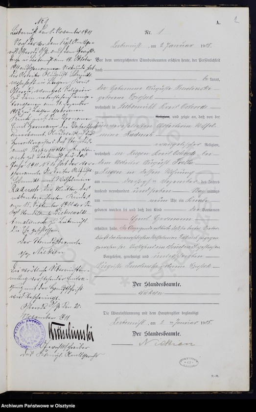 image.from.unit.number "Geburts-Neben-Register Nr 1 - 111"