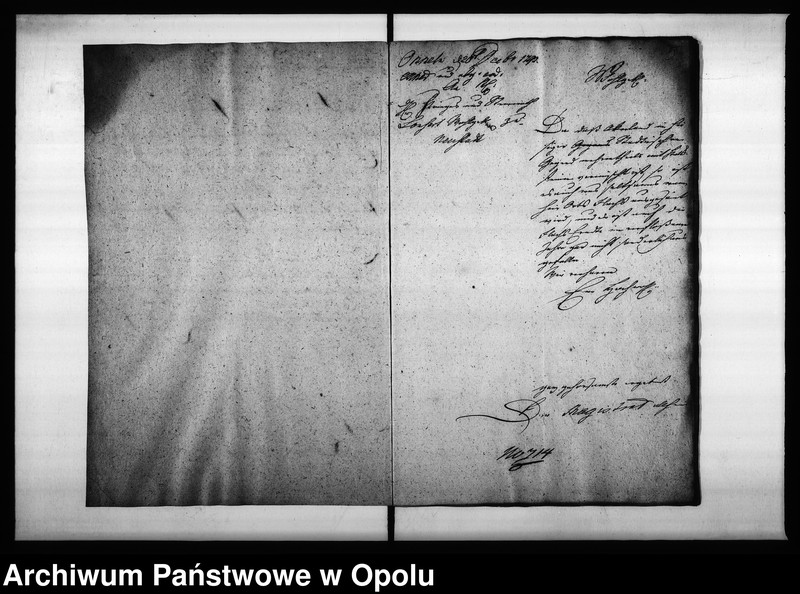 Obraz 9 z jednostki "Acta des Magistrats zu Oppeln von Flachs Anbau und der darüber zu erstattende jährlichen Eingaben"
