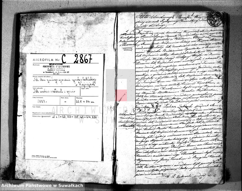 image.from.unit.number "Duplikat urodzonych, zaślubuionych i zeszłych parafii wieysieysiey na rok 1827"