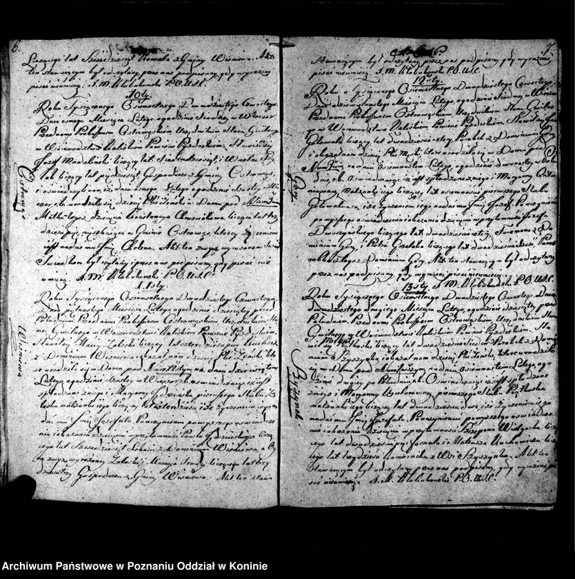 Obraz 6 z jednostki "Księga urodzonych, zmarłych, zaślubionych"