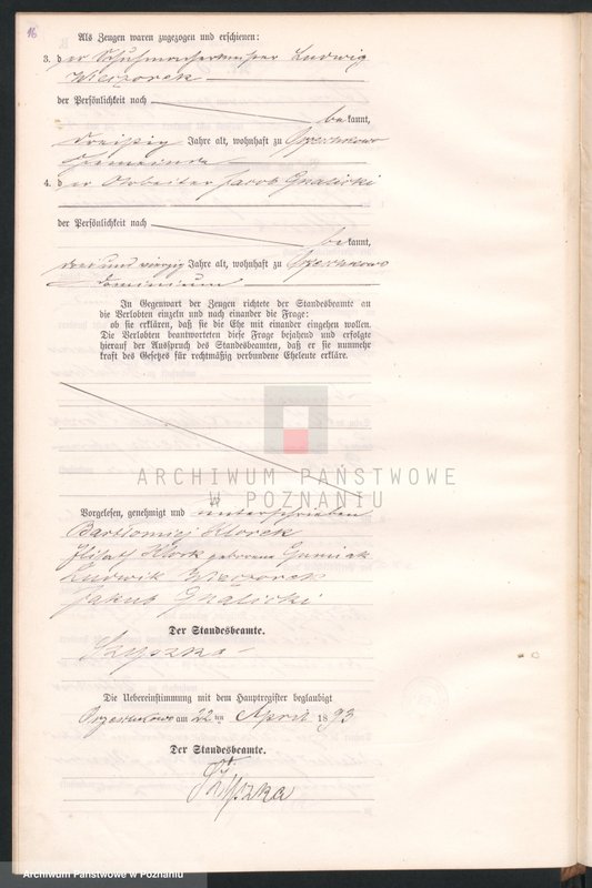 Obraz 19 z jednostki "Księga małżeństw"