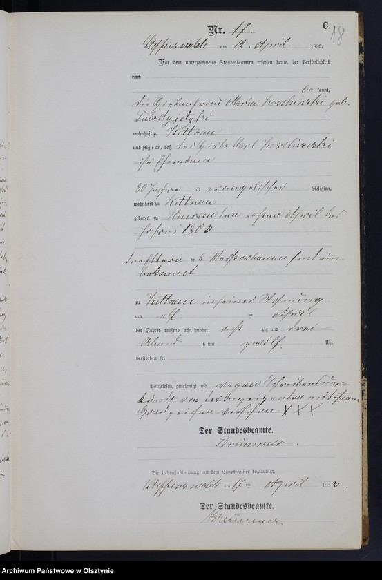 image.from.unit.number "Sterbe-Neben-Register Nr 1 - 52"