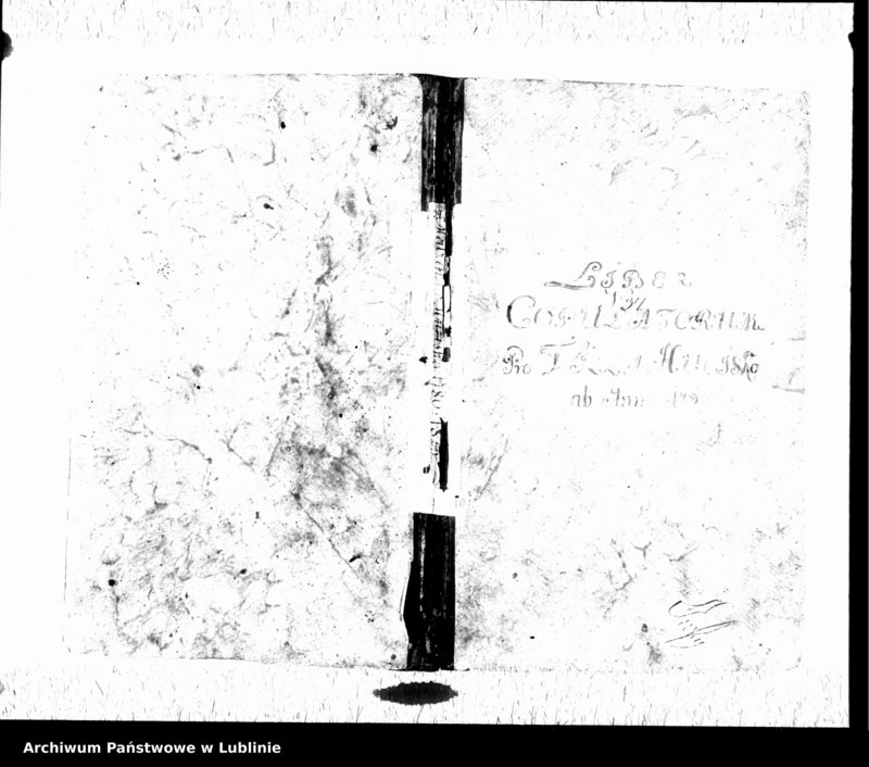 Obraz 2 z jednostki "Liber copulatorum pro villa Hucisko alias Susiec"