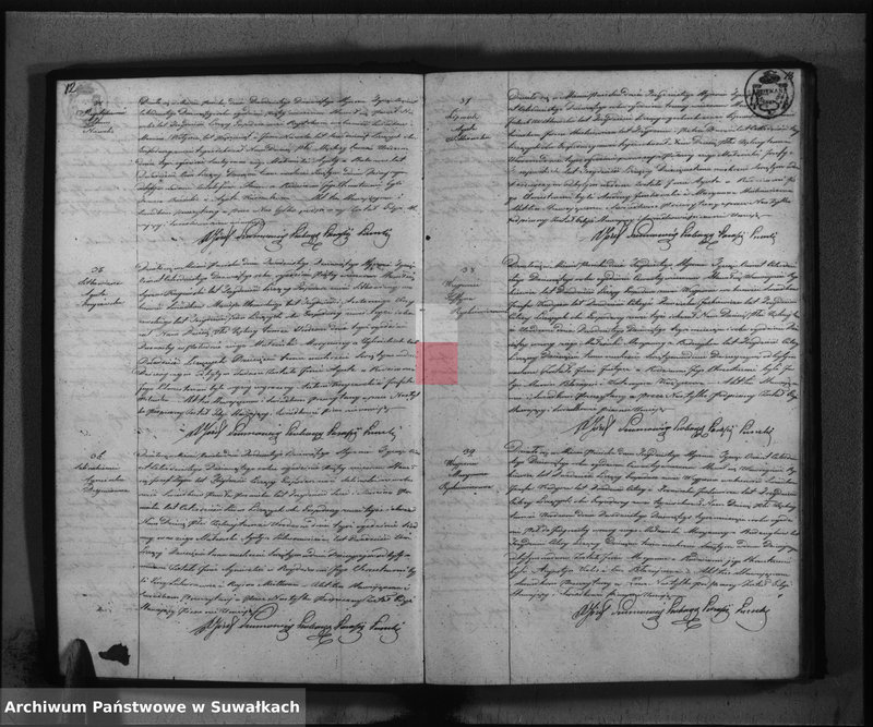 image.from.unit.number "Duplikat akt urodzonych, zaślubionych i umarłych na rok 1849 z parafij katolickiej Puńsk"