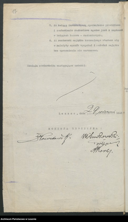 Obraz 20 z jednostki "[Protokoły z rewizji Głównej Kasy Miejskiej]"