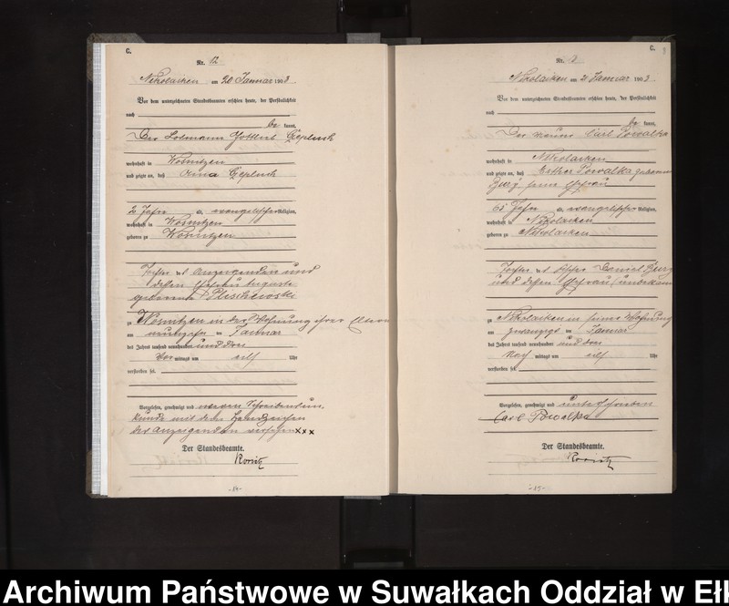 image.from.unit.number "Sterbe-Haupt-Register des Königlichen Preussischen Standes-Amtes Nikolaiken Kreis Sensburg"