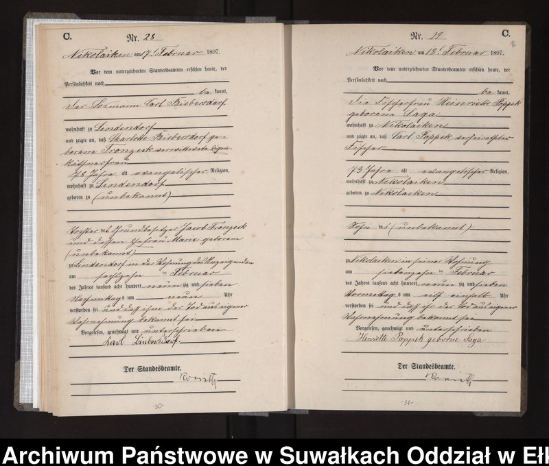 image.from.unit.number "Sterbe-Haupt-Register des Königlichen Preussischen Standes-Amtes Nikolaiken Kreis Sensburg"