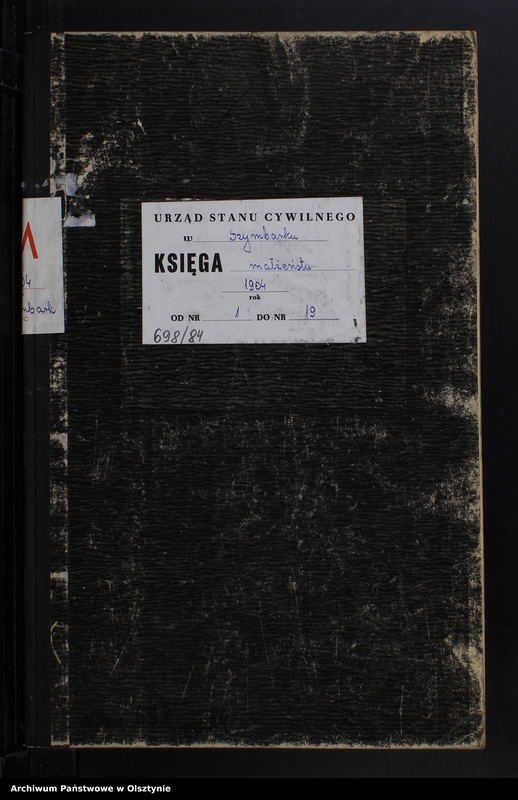 image.from.unit.number "Heiraths-Neben-Register Nr 1 -19"