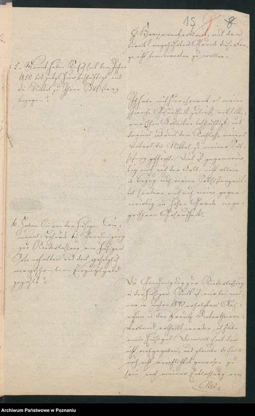 Obraz 18 z jednostki "A. betr. den polnischen Emigranten Wladislaus von Bentkowski"