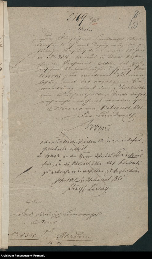 Obraz 17 z jednostki "A. betr. Ignaz von Kozłowski"