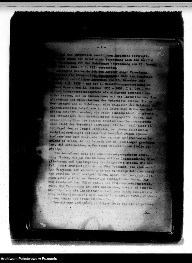 Obraz 6 z jednostki "Verordnung über den Ausgleich von Rechtsansprüchen"