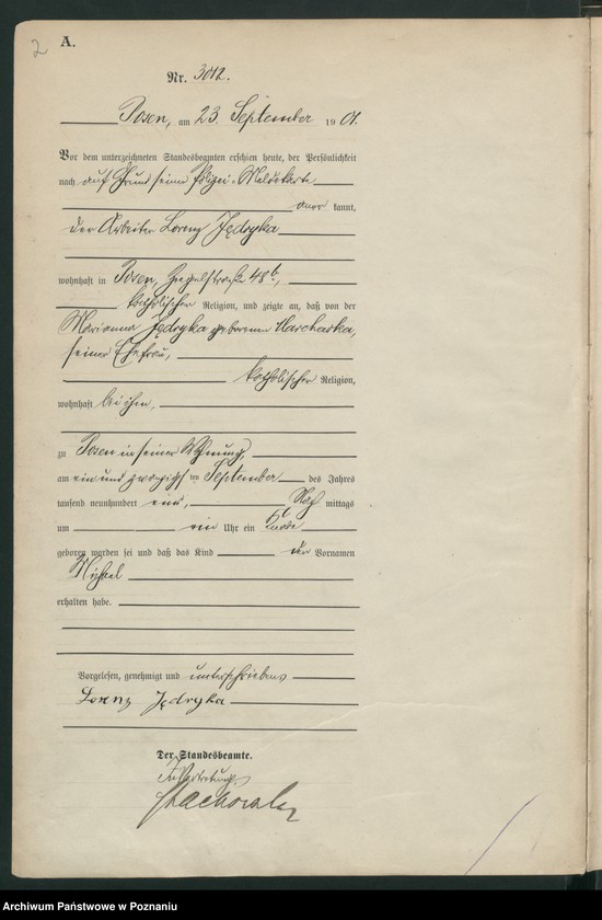 Obraz 5 z jednostki "Księga miejscowa urodzeń t. VI"