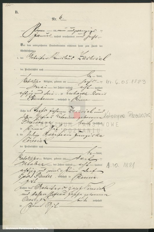 image.from.unit.number "Księga małżeństw"