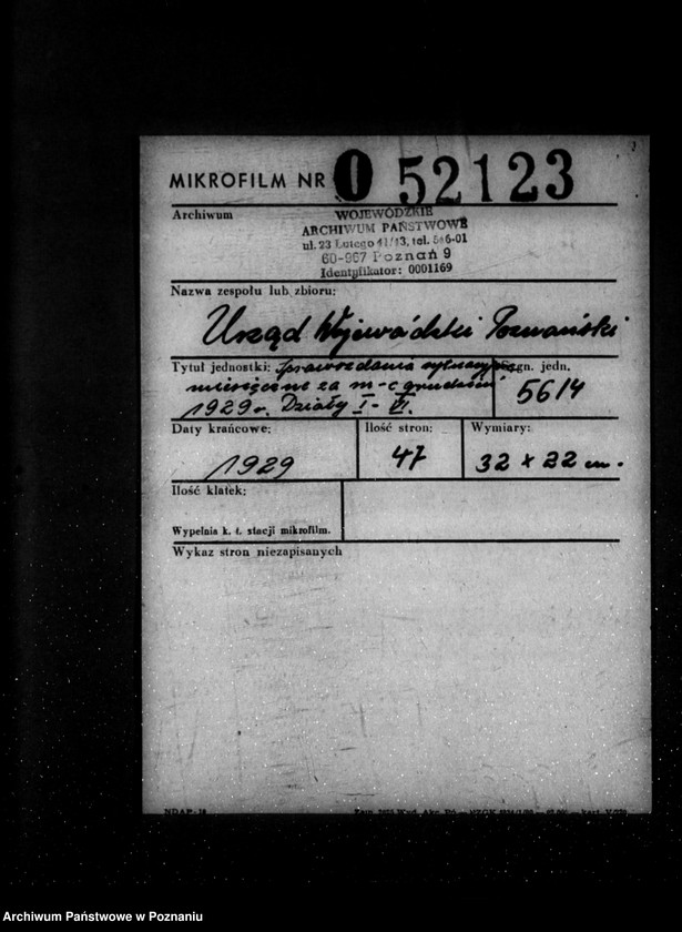 Obraz 2 z jednostki "Sprawozdanie sytuacyjne miesięczne za miesiąc grudzień 1929 r. działy I-IV"