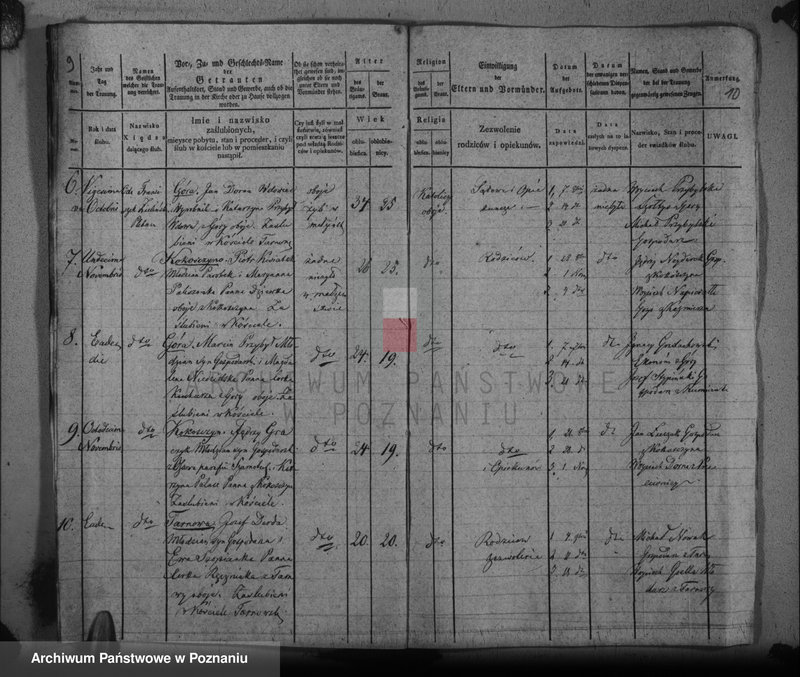 Obraz 9 z jednostki "Duplikat baptisatorum, copulatorum, mortuorum"