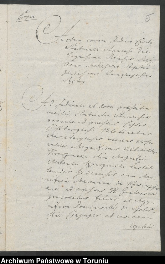 image.from.unit.number "Konstanty Kruszyński - akta rodzinne: zapisy majątkowe, kontrakt majątkowy między Konstantym Kruszyńskim a jego żoną Ludwiką z Wilkrzyckich podział majątku między rodziną Wilkrzyckich, testament Konstantego Kruszyńskiego z 1796, legat na rzecz służby i testament Konstantego Kruszyńskiego z 2.VII.1817, spisy majątku stanowiącego posag córek K. Kruszyńskiego"