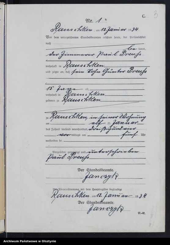 image.from.unit.number "Sterbe-Register /Neben-Register/ Nr 1 - 27"