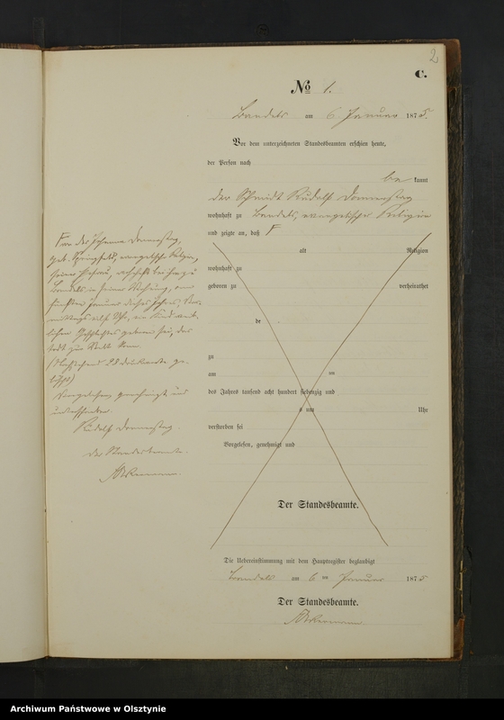 image.from.unit.number "Sterbe-Neben-Register Nr 1 - 41"